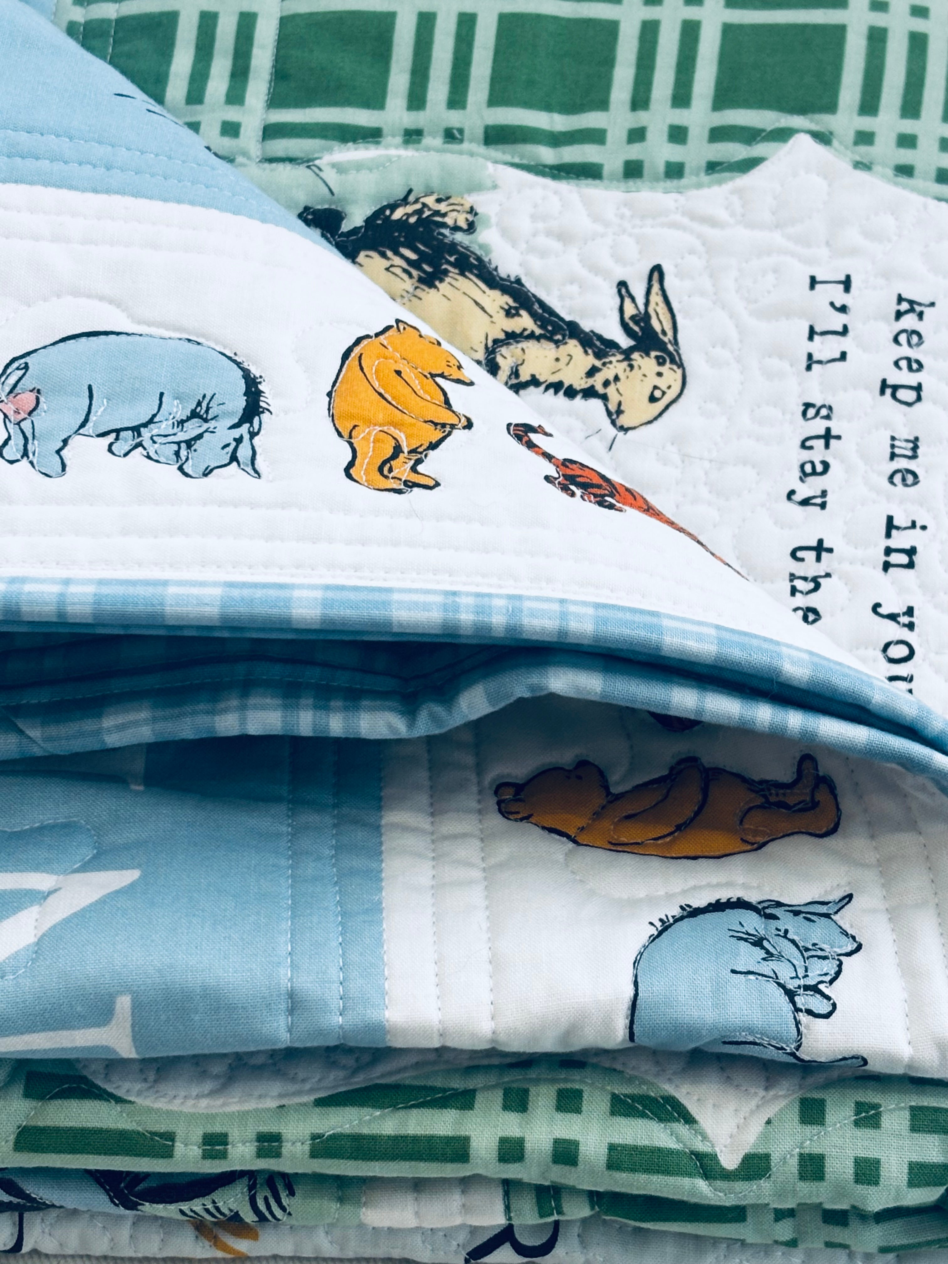 Custom order Hayley Handmade Baby Quilt