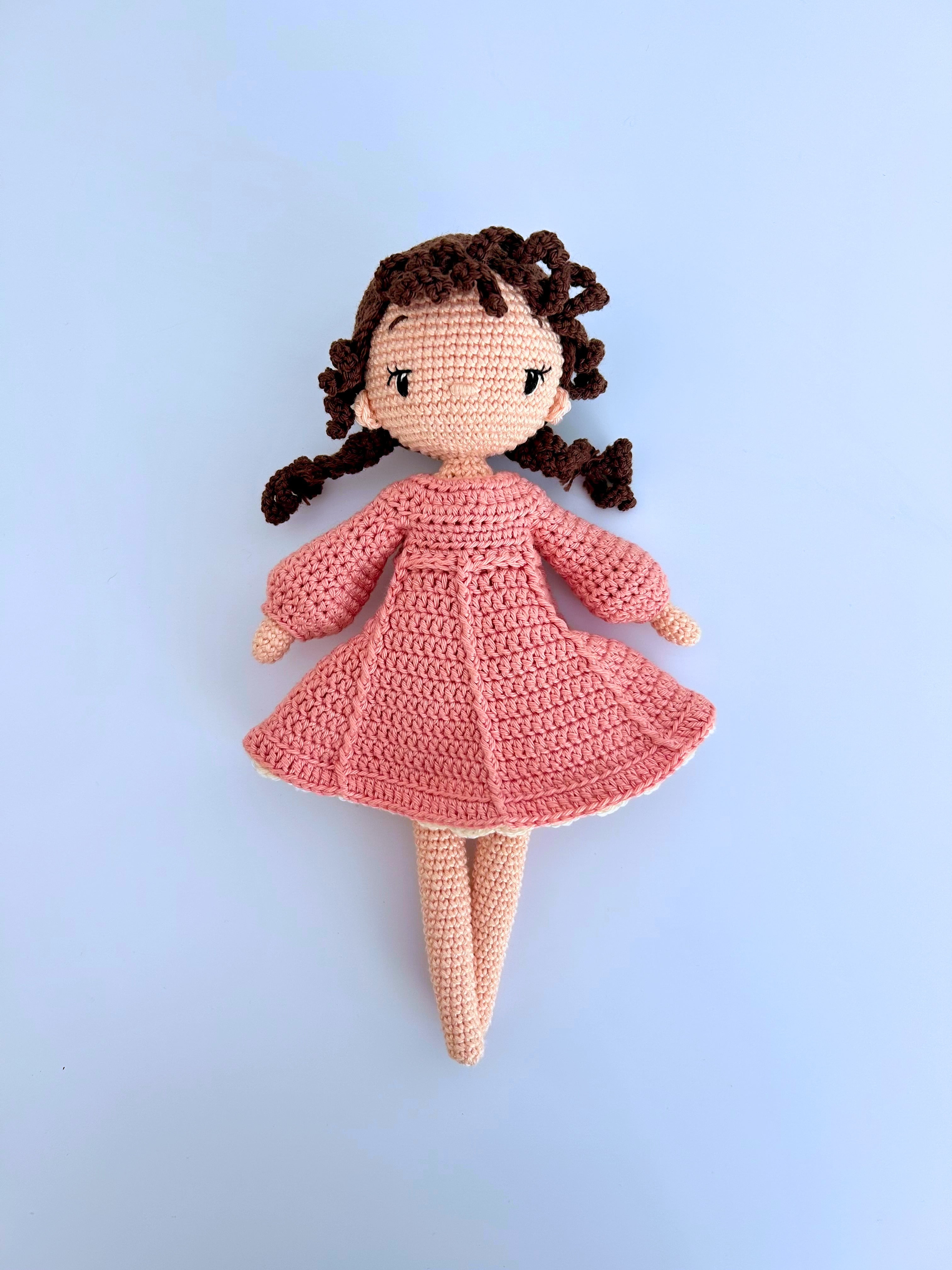 Adele | Crochet Doll | Dress Up | Ready to ship