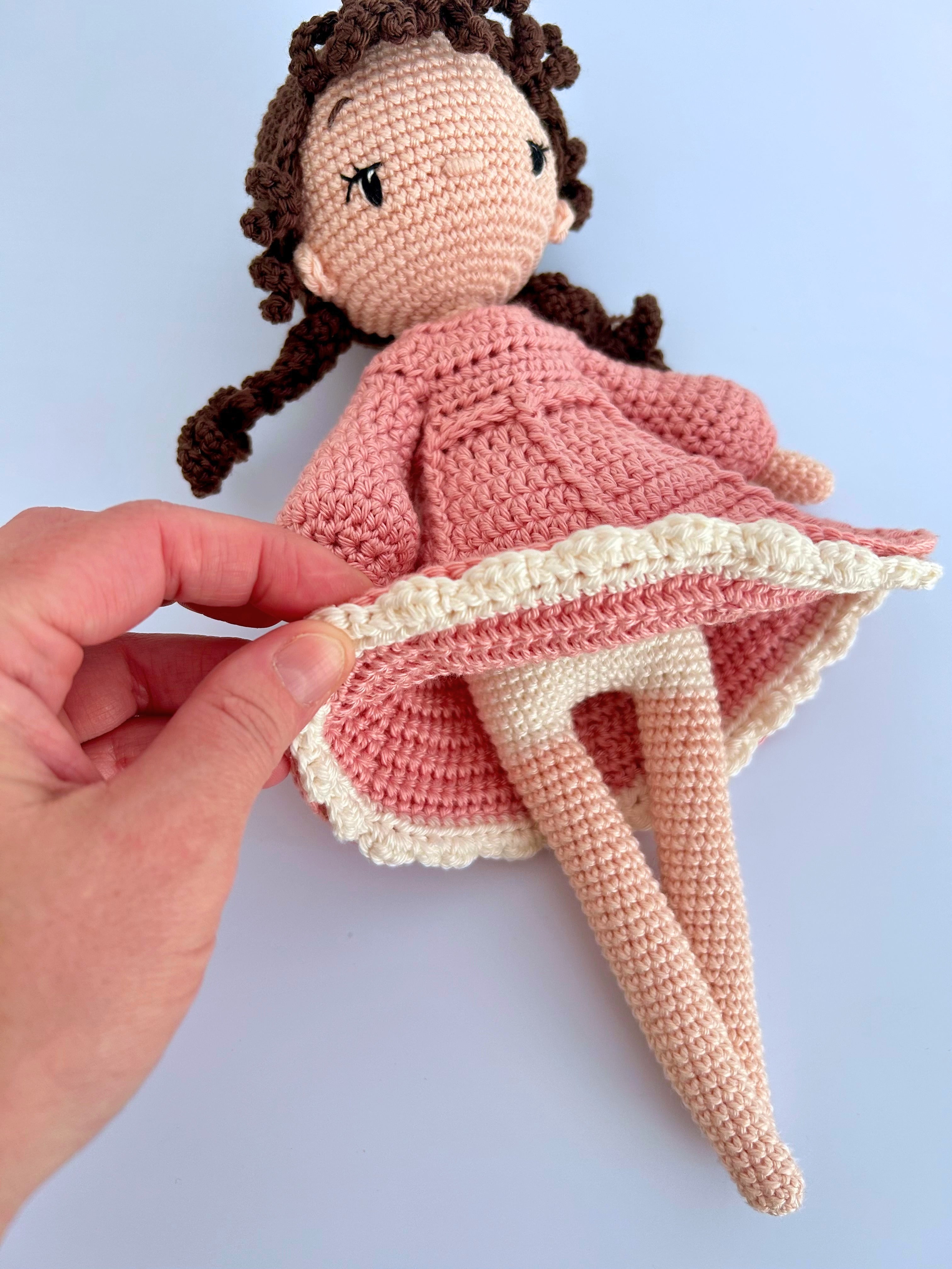 Adele | Crochet Doll | Dress Up | Ready to ship