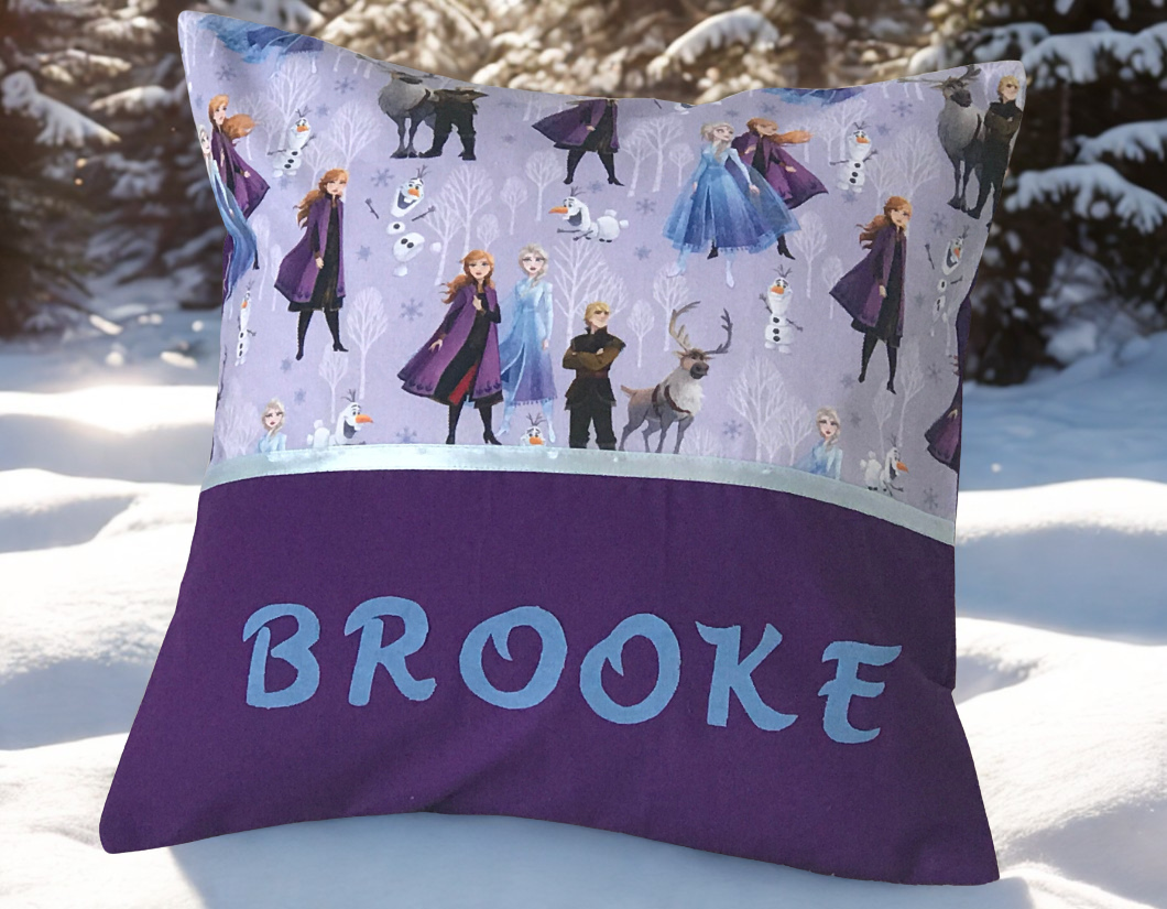 Childrens Cushion Cover, Handmade, Personalised