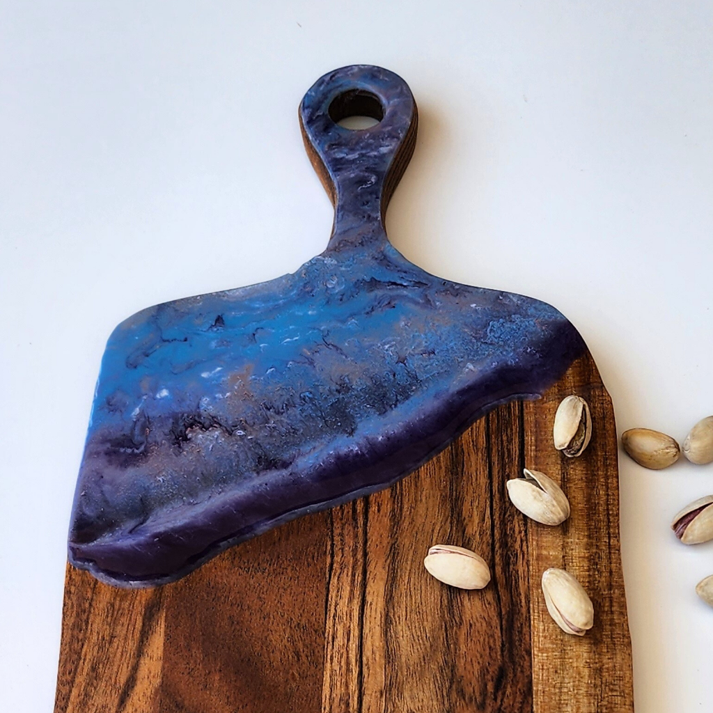 "Lavender Ridge" - Resin Display Board