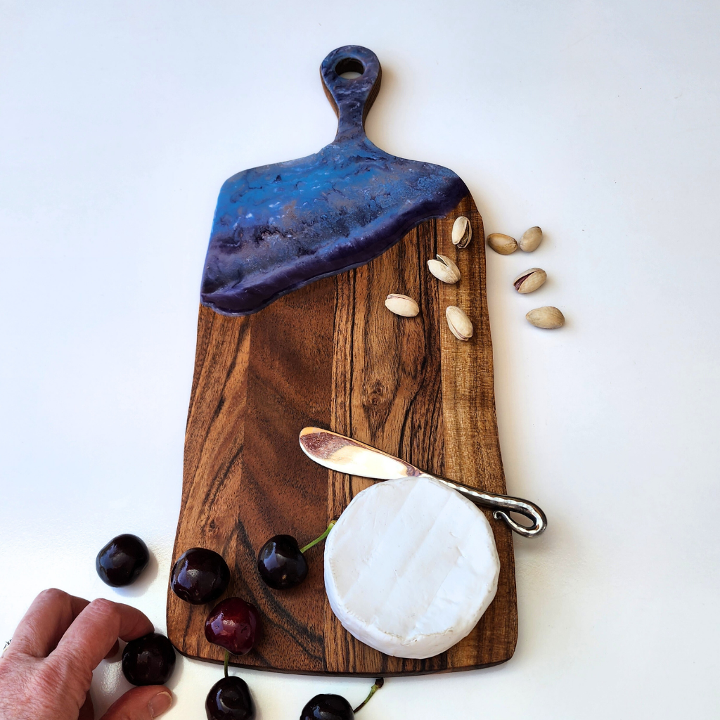 "Lavender Ridge" - Resin Display Board