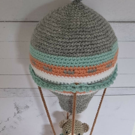 Handmade Baby Mobile Hot Air Balloon Crib Toy Nursery Decor