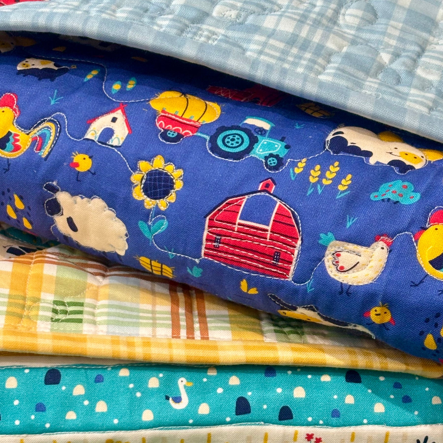 Two Custom Baby Quilts for Jaz