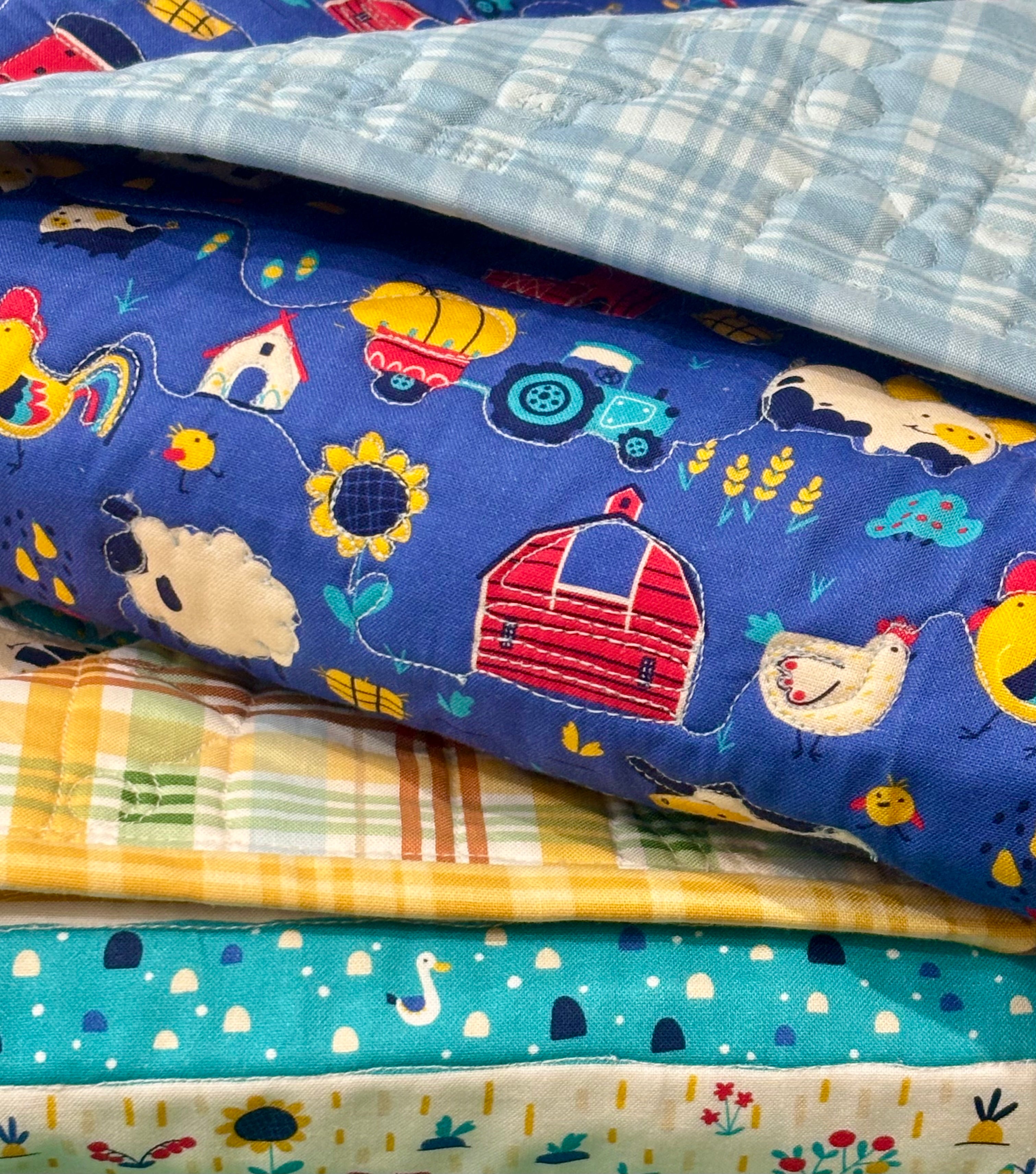 Two Custom Baby Quilts for Jaz