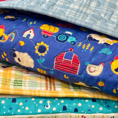 Two Custom Baby Quilts for Jaz