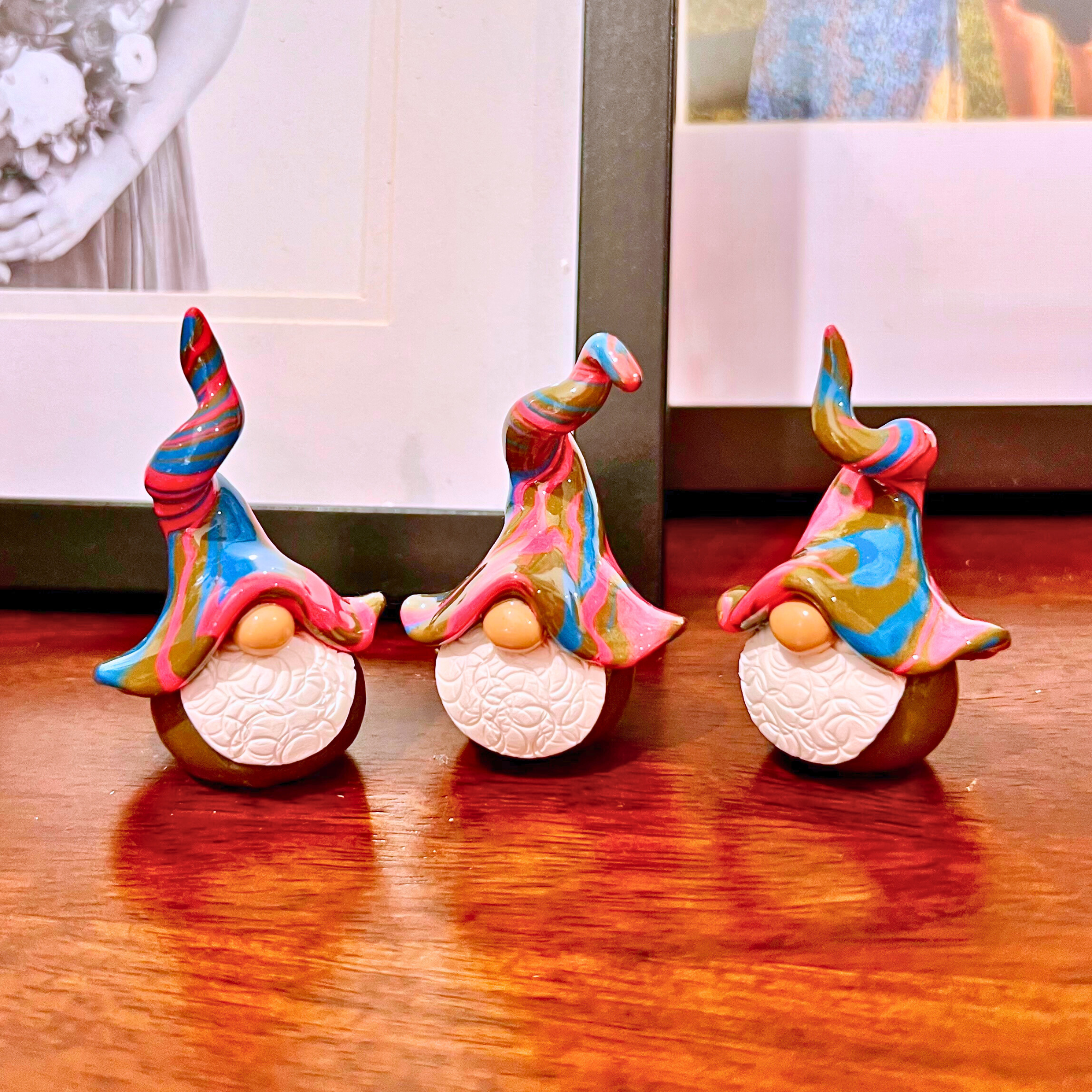 Whimsical gnome trio - Eban, Hakan & Radar