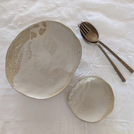 Standing Ceramic Bowl Set - 'grounded yet lifted'