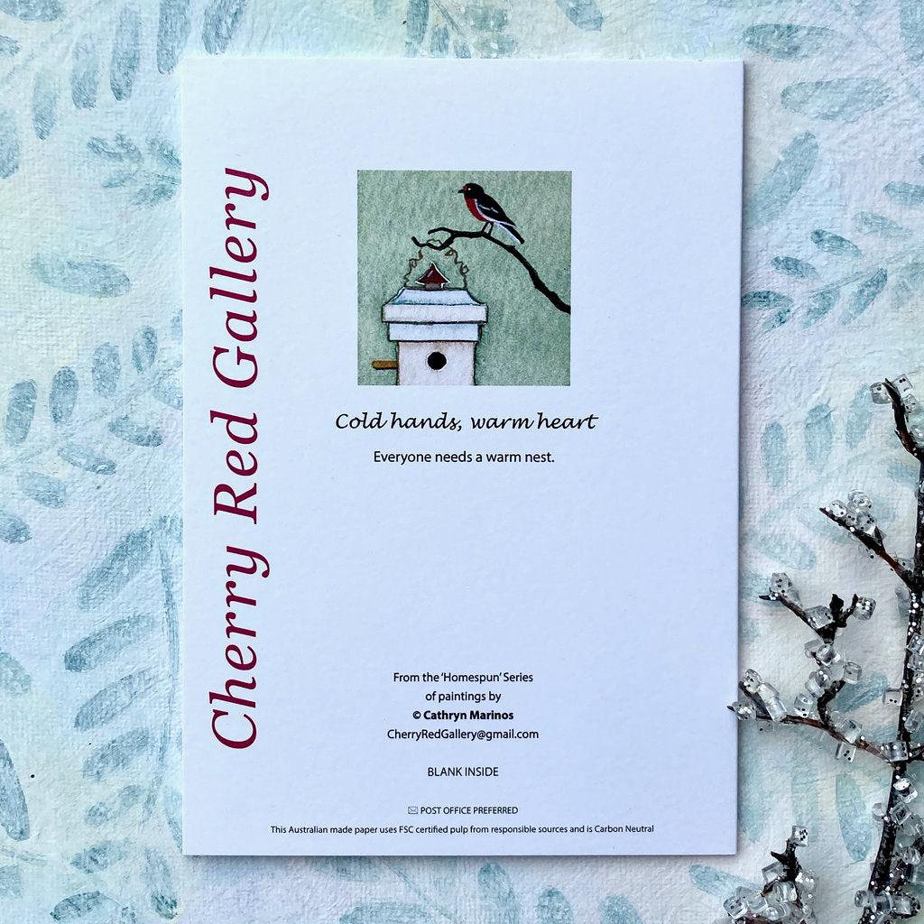 Happy Snowman Non Religious Seasons Greeting Cards (xp-cold)