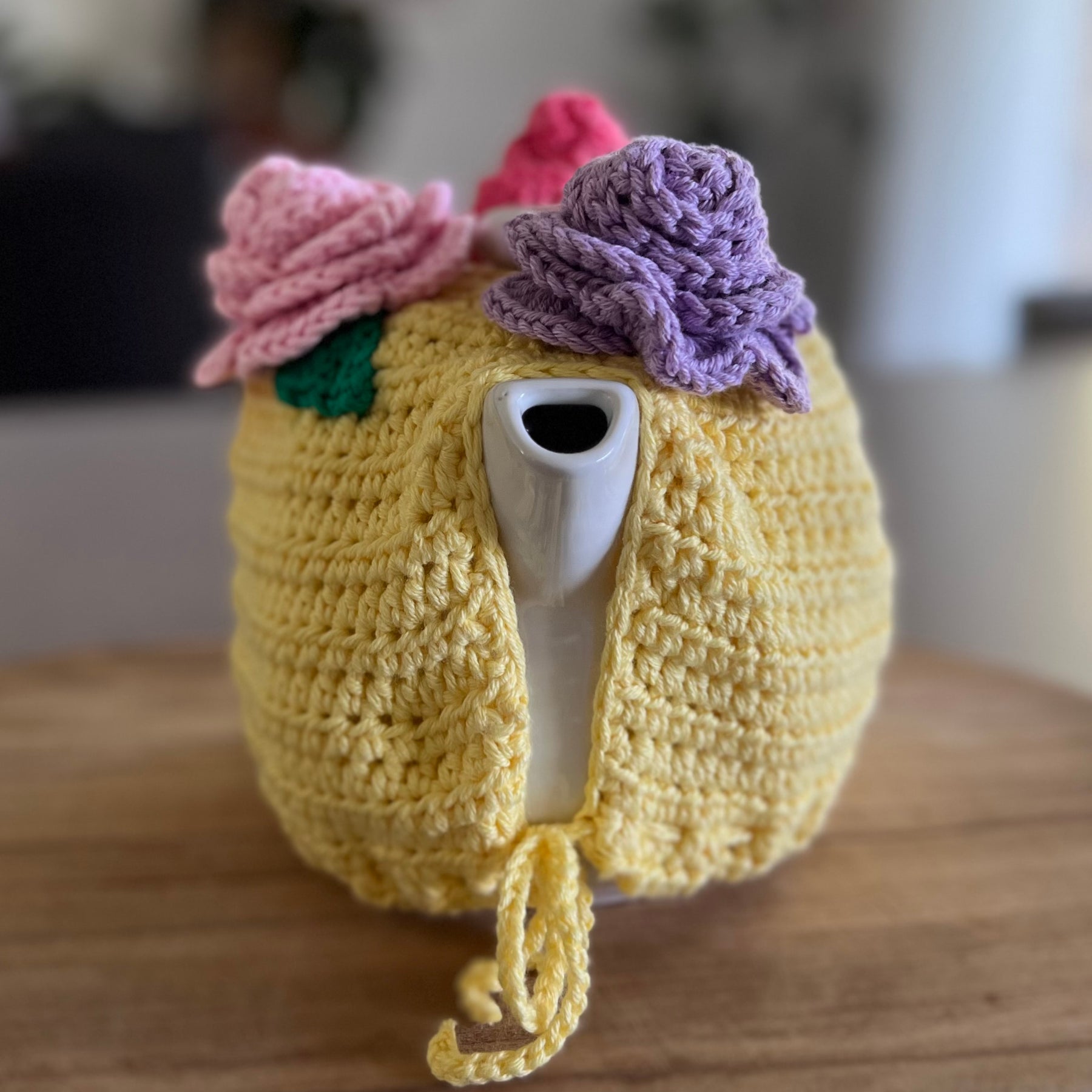 Crochet Teapot Cosy - 4 different designs