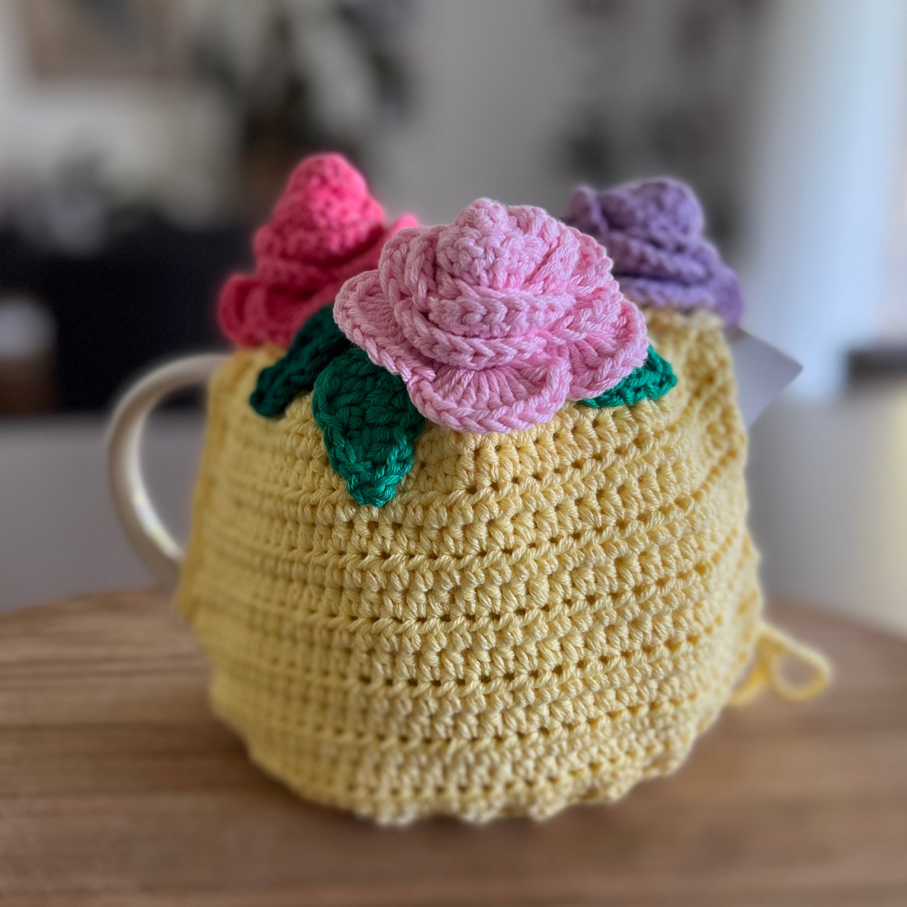 Crochet Teapot Cosy - 4 different designs