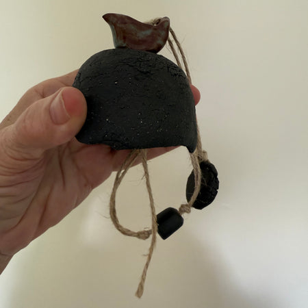 Rustic ceramic bell