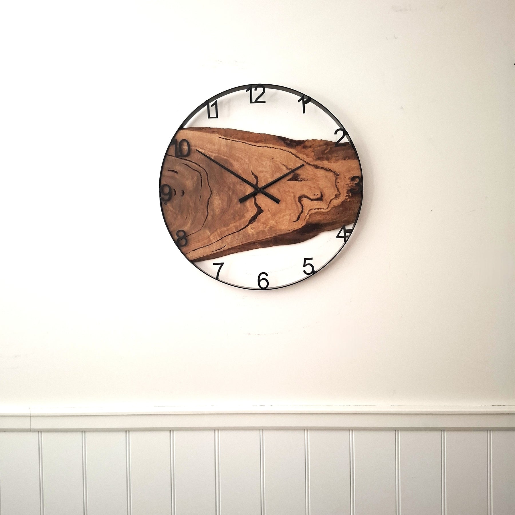 Large Wooden Wall Clock, Wall Clock Handmade