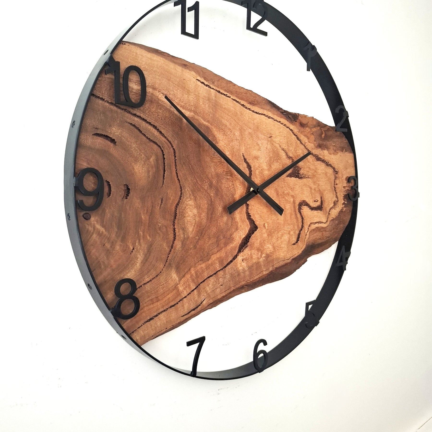Large Wooden Wall Clock, Wall Clock Handmade