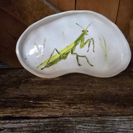 Praying mantis plate
