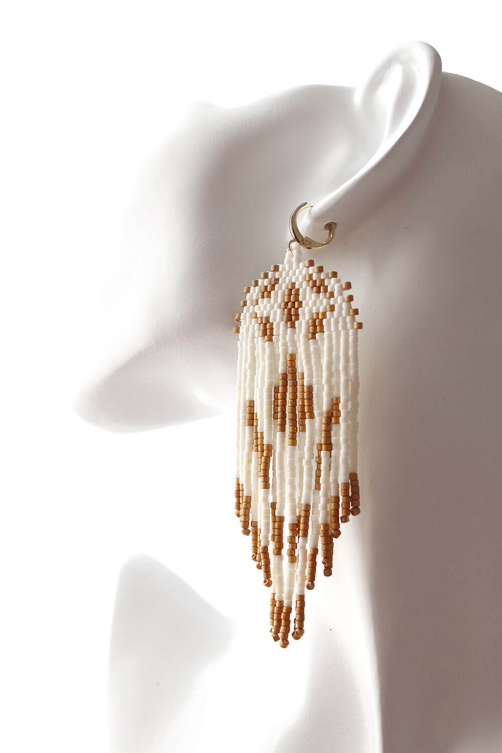Honey Drops Beaded Earrings