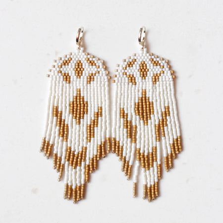 Honey Drops Beaded Earrings