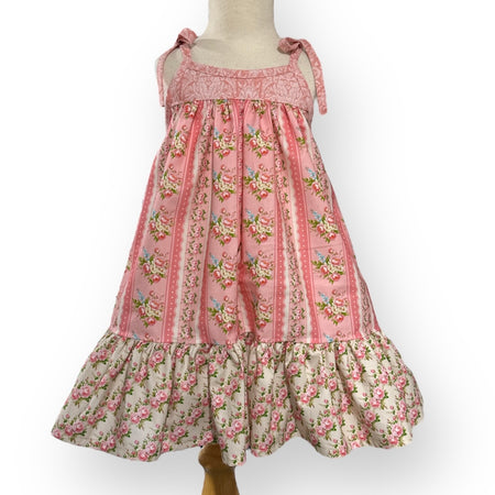 SIZE 3 Vintage Rose Garden LONDON Dress