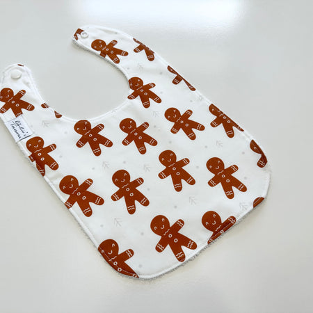 Gingerbread man bib
