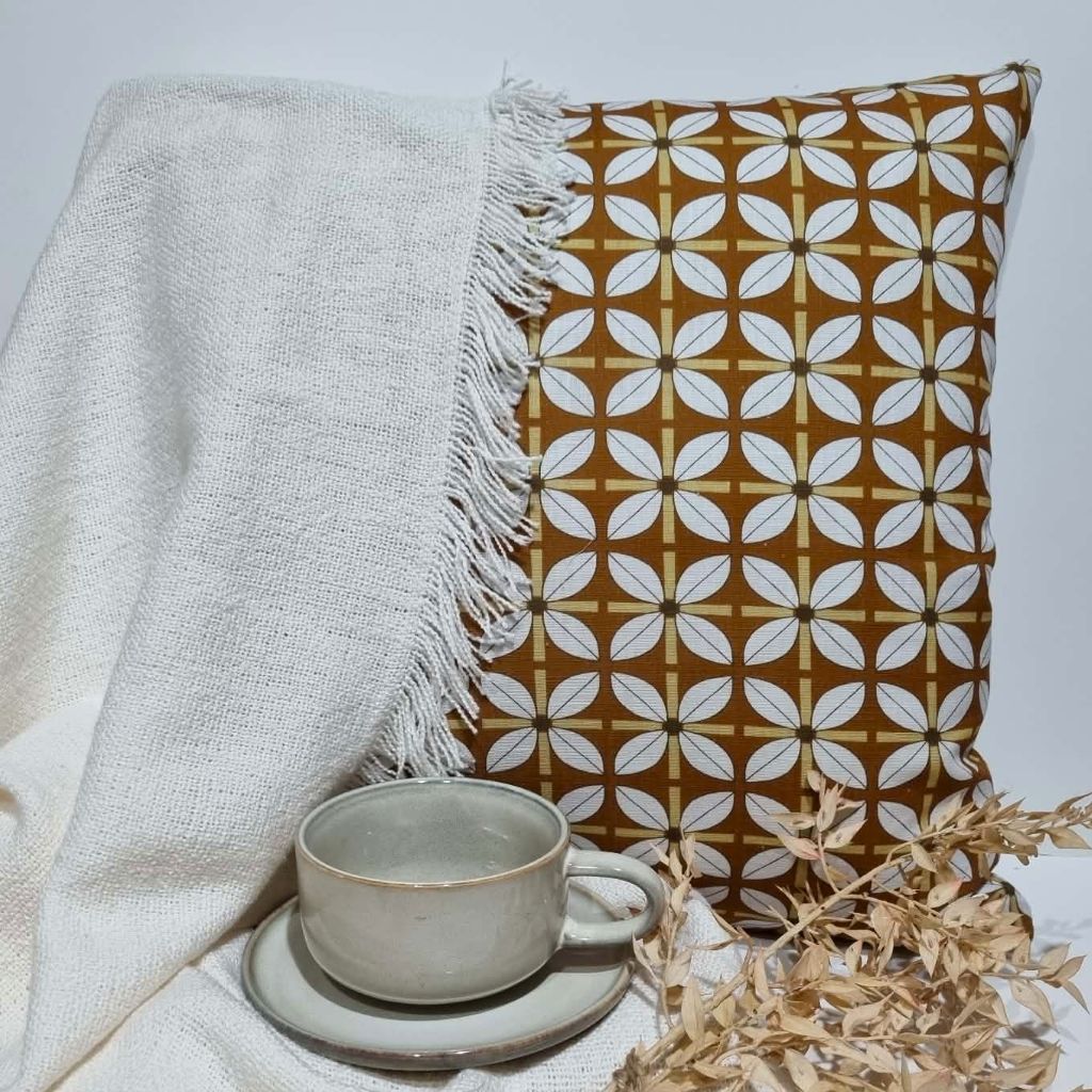 Retro style cushion covers. Mid century modern 45x45cm