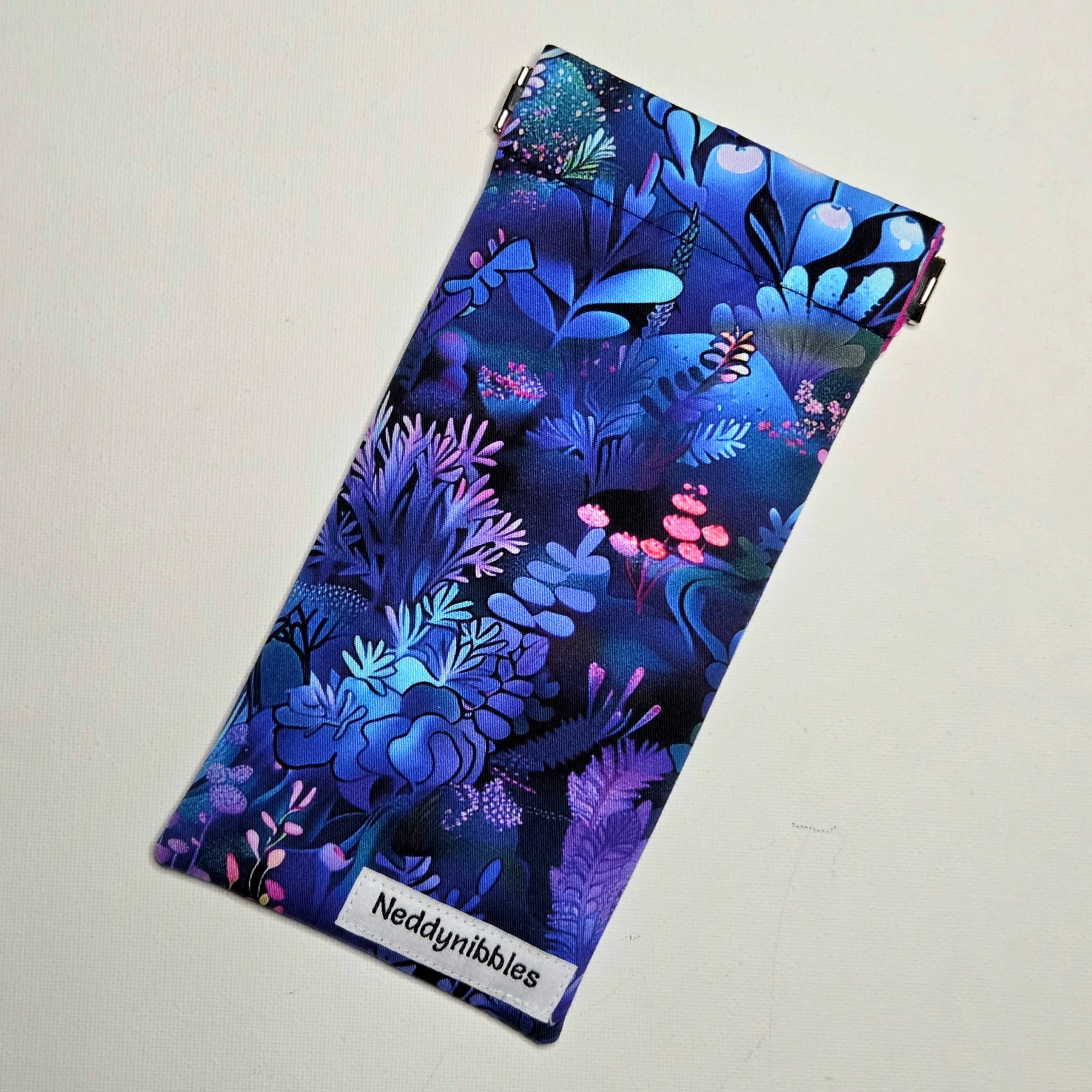 Sunglasses Pouch with a gorgeous coral reef design