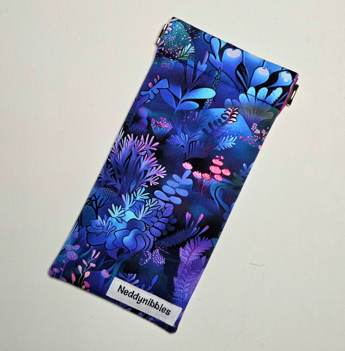 Sunglasses Pouch with a gorgeous coral reef design