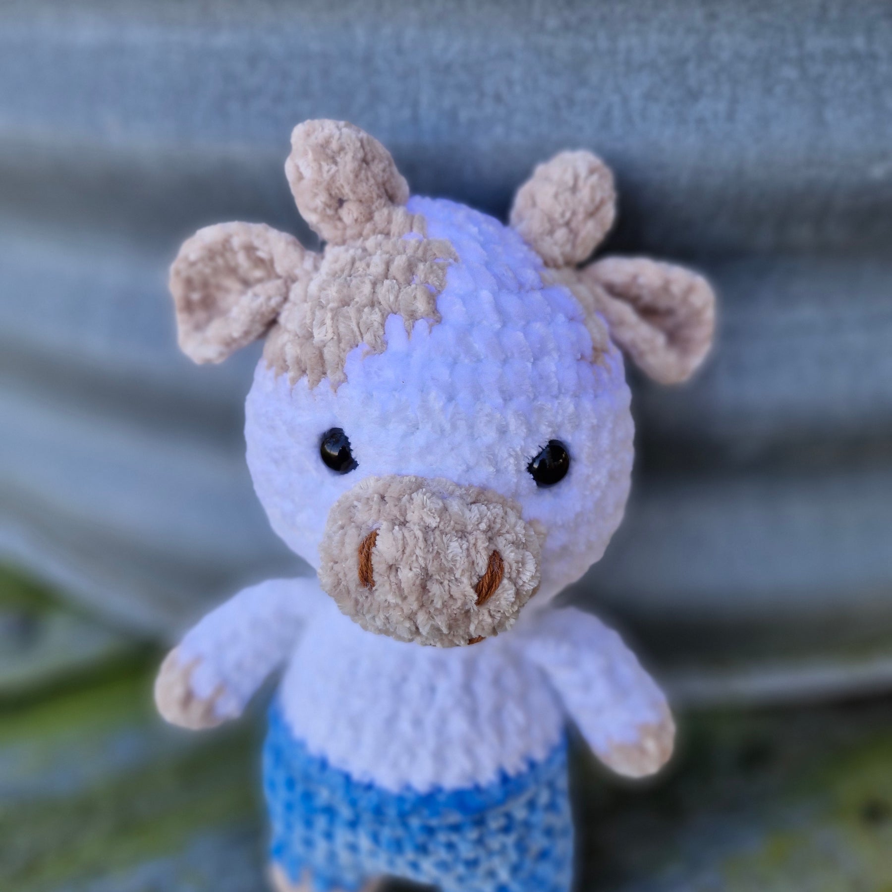 Chubba the Cheeky Hand Crochet Bull