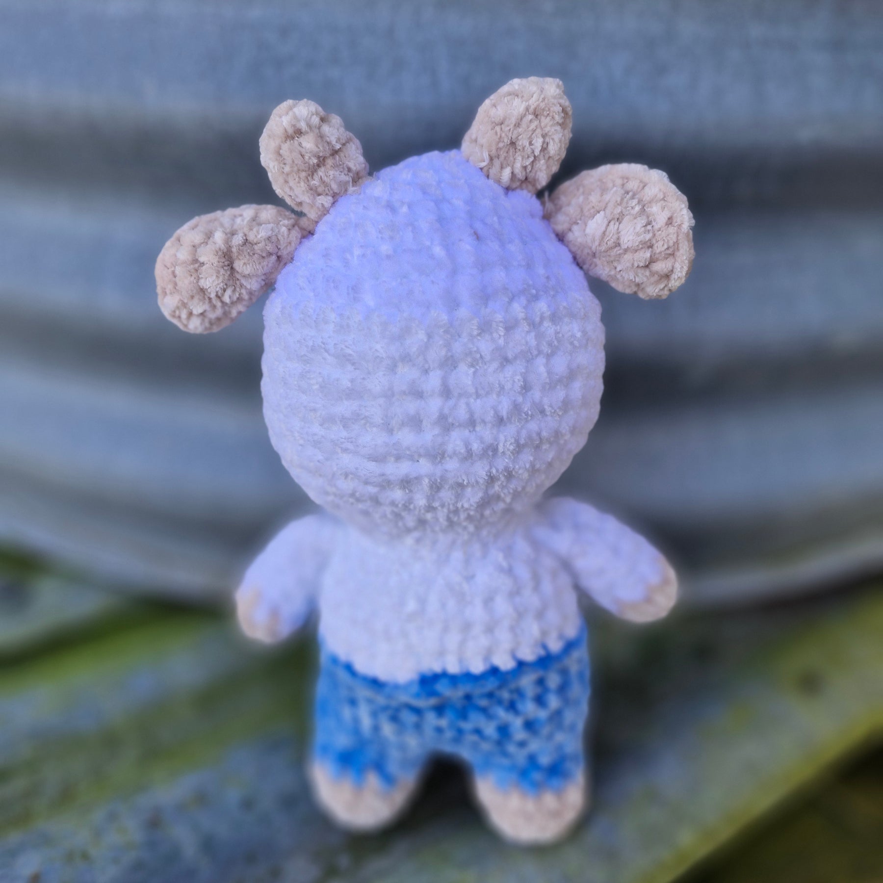 Chubba the Cheeky Hand Crochet Bull