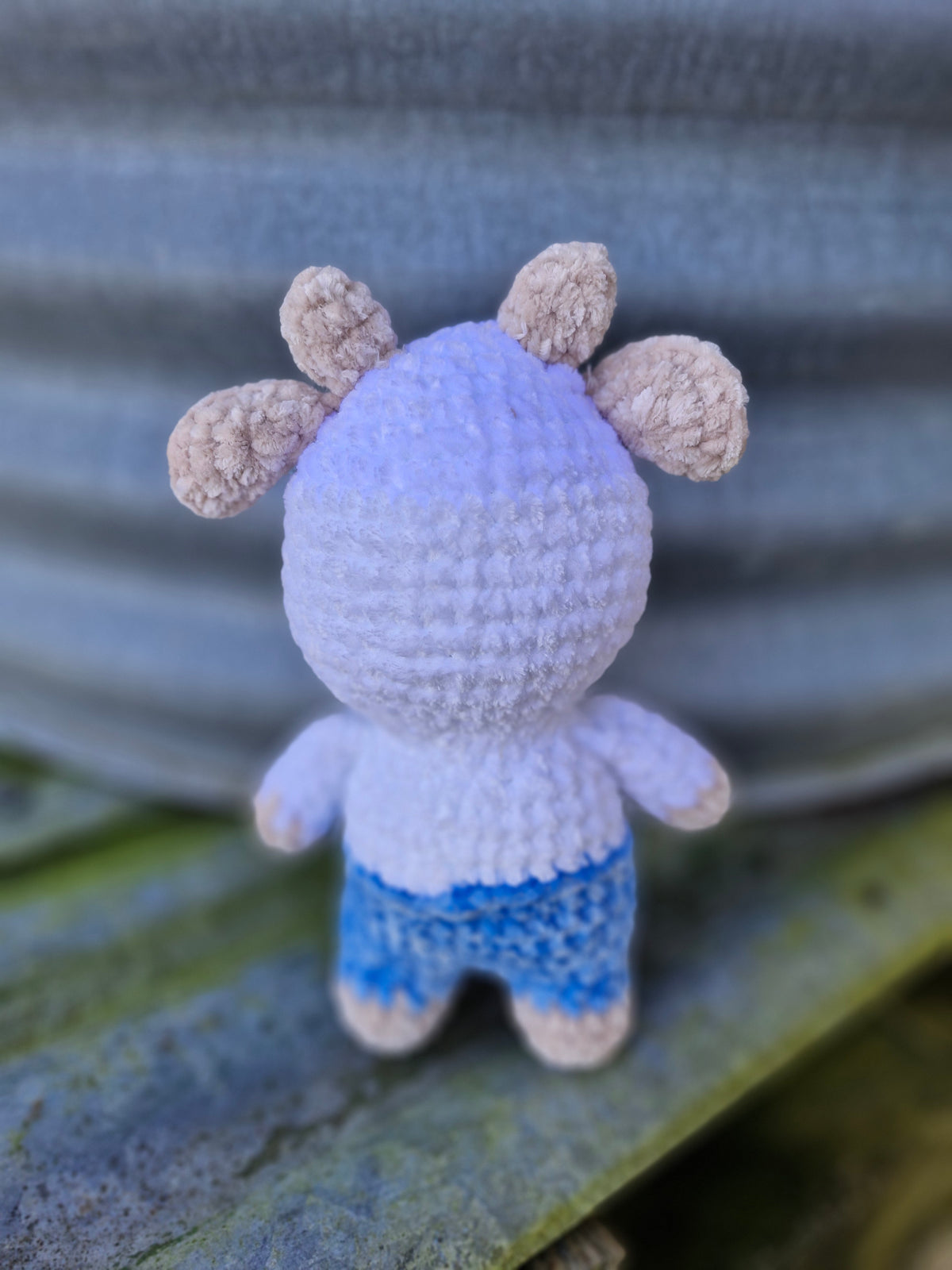 Chubba the Cheeky Hand Crochet Bull