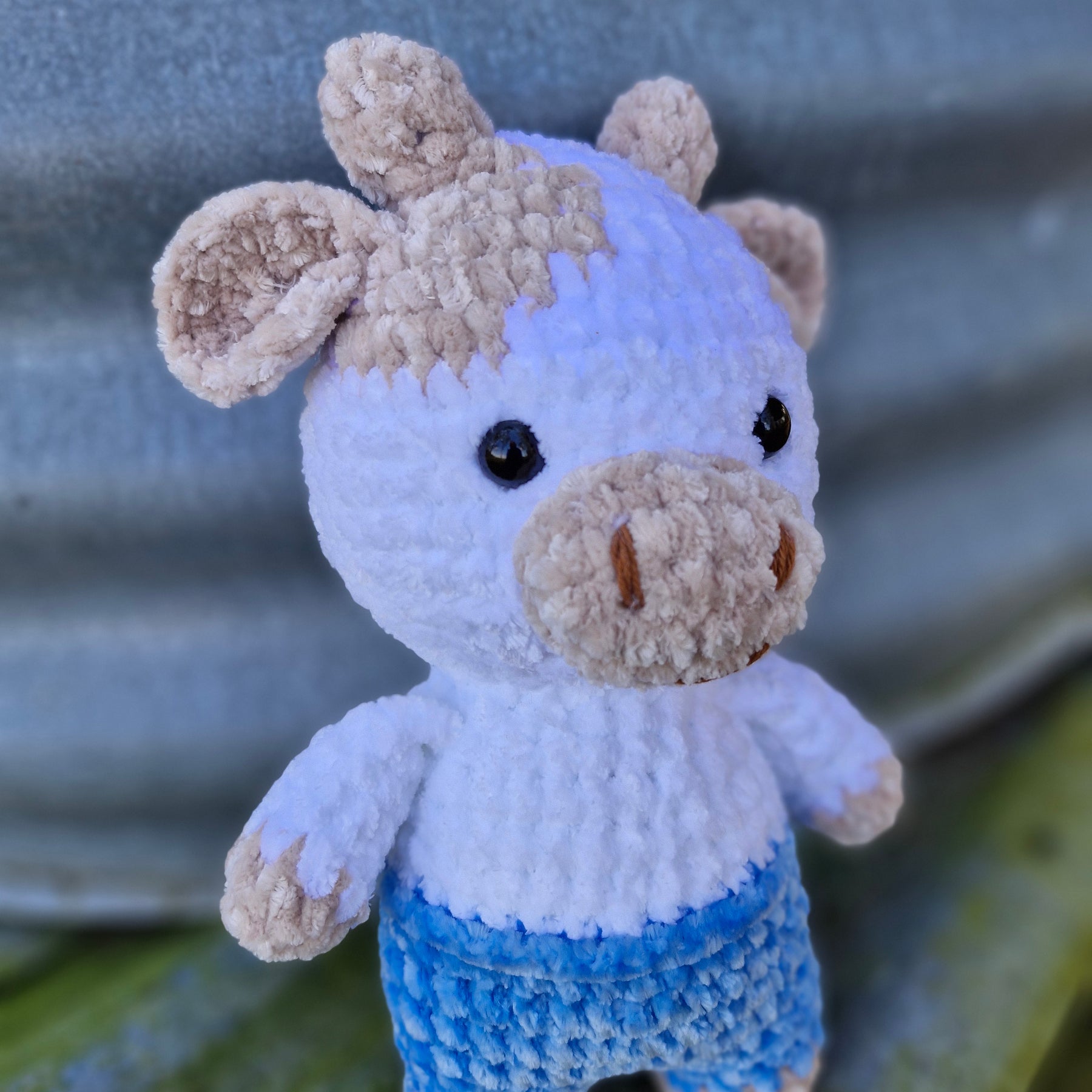 Chubba the Cheeky Hand Crochet Bull