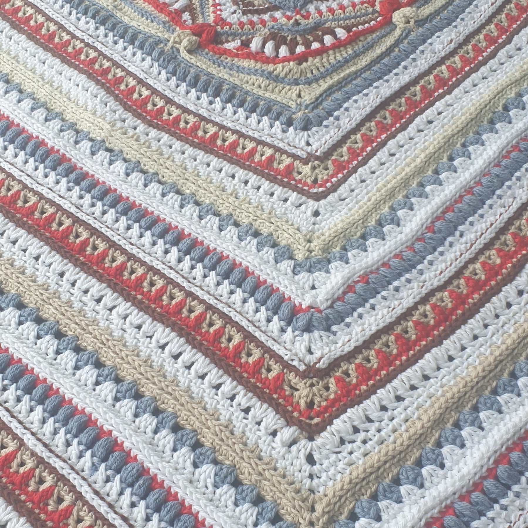 Cosy cotton lapghan for a winter snuggle