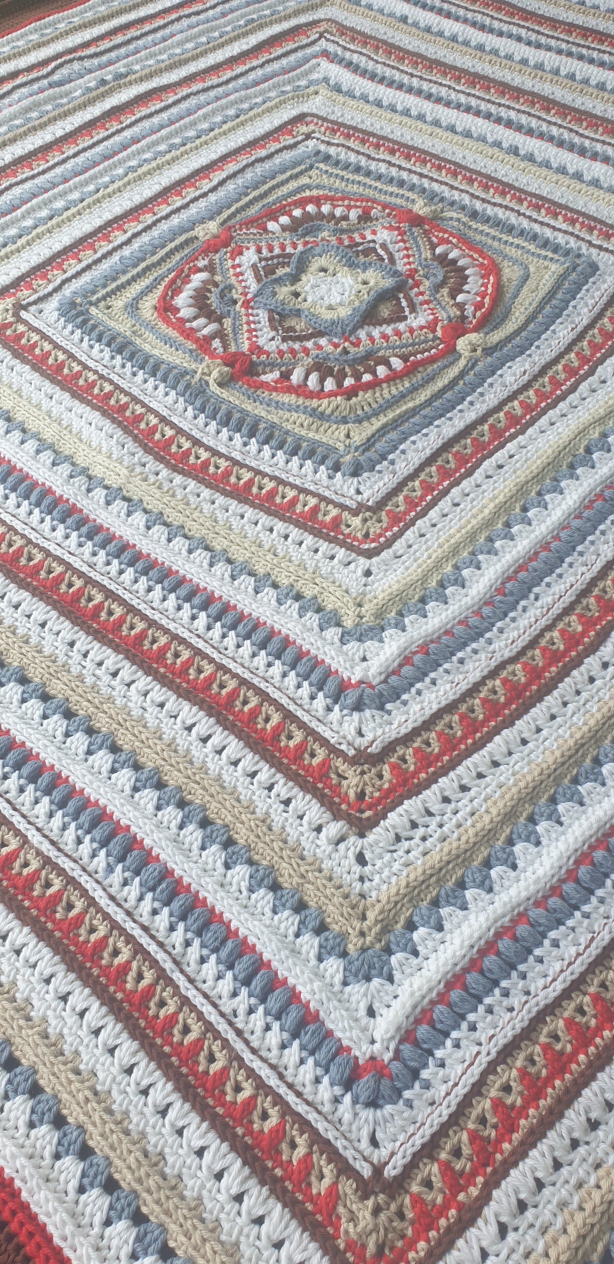 Cosy cotton lapghan for a winter snuggle