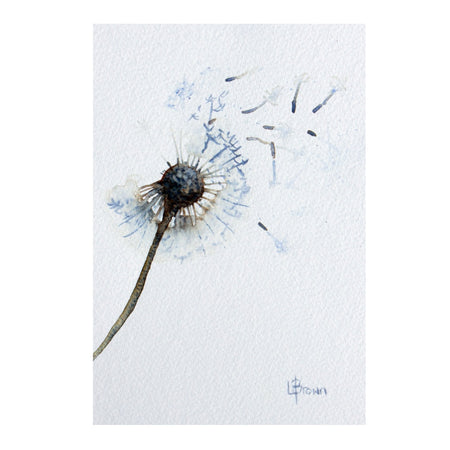 Mini Blooms #19 Dandelion Original Watercolour Painting