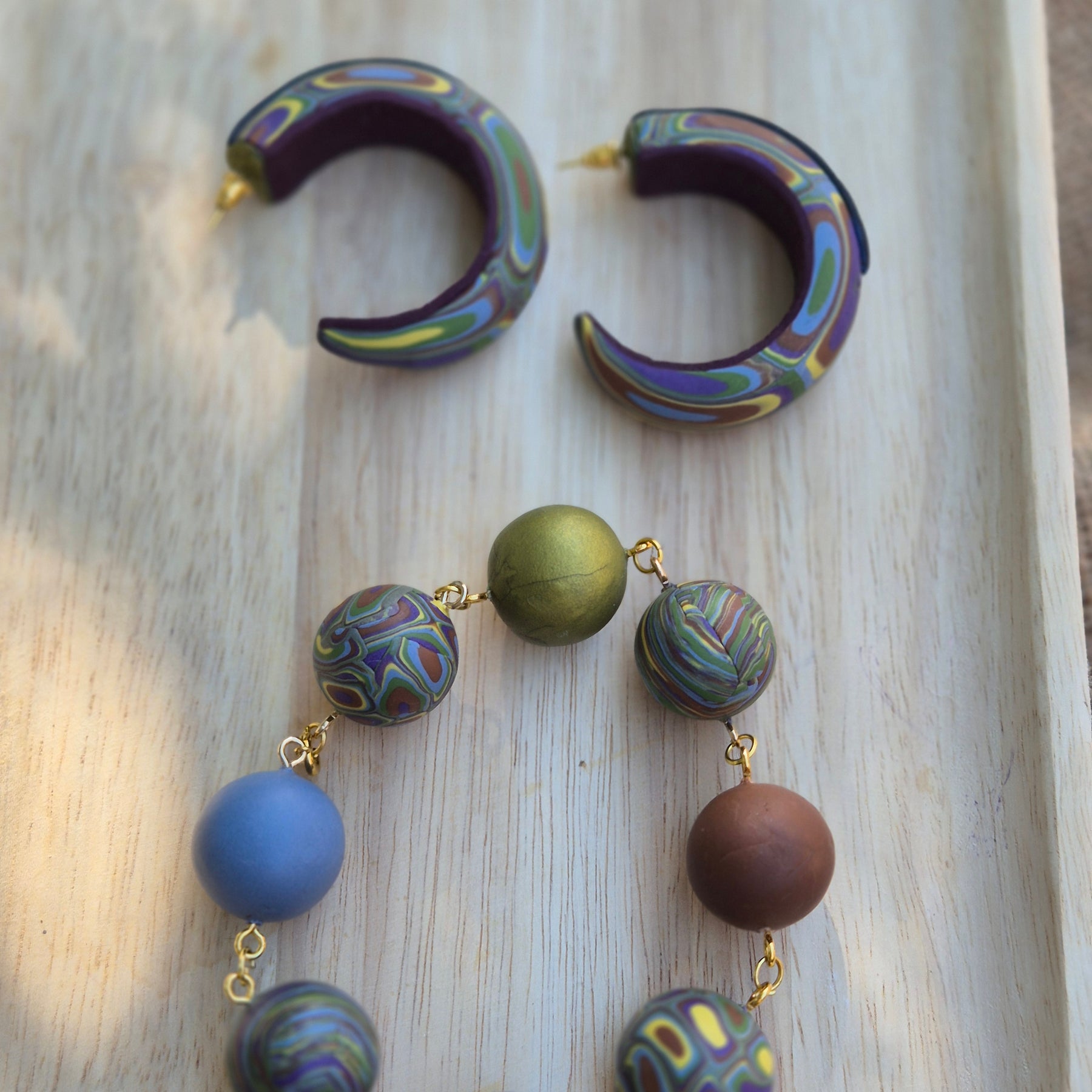 Autumn Vibes Bracelet and Earrings