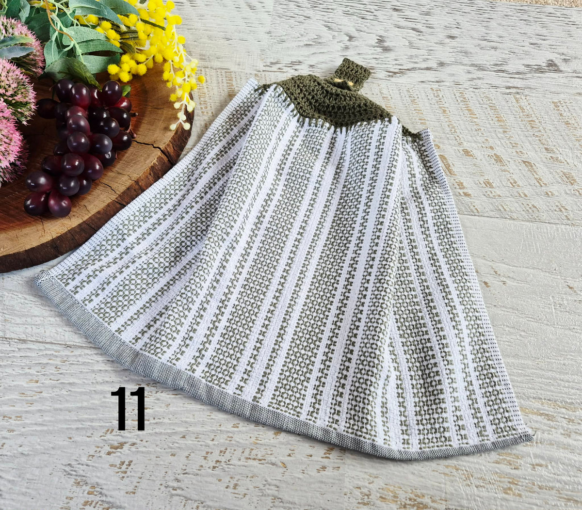 Kitchen Hand Towel | Hanging | Cotton | SINGLE LAYER | 9 Styles - 10-18
