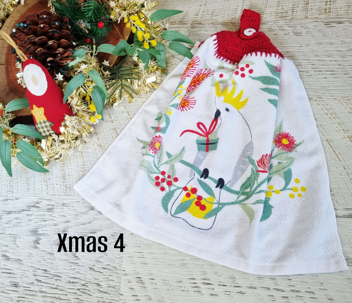 Kitchen Hand Towel | Christmas | Hanging | SINGLE LAYER - 9 Styles