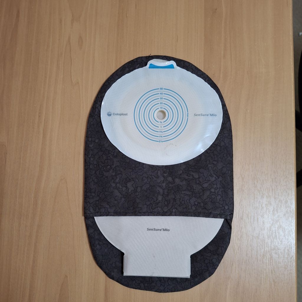 STOMA BAG COVER LARGE BROWN Suitable for Ileostomy, Colostomy, Urostomy