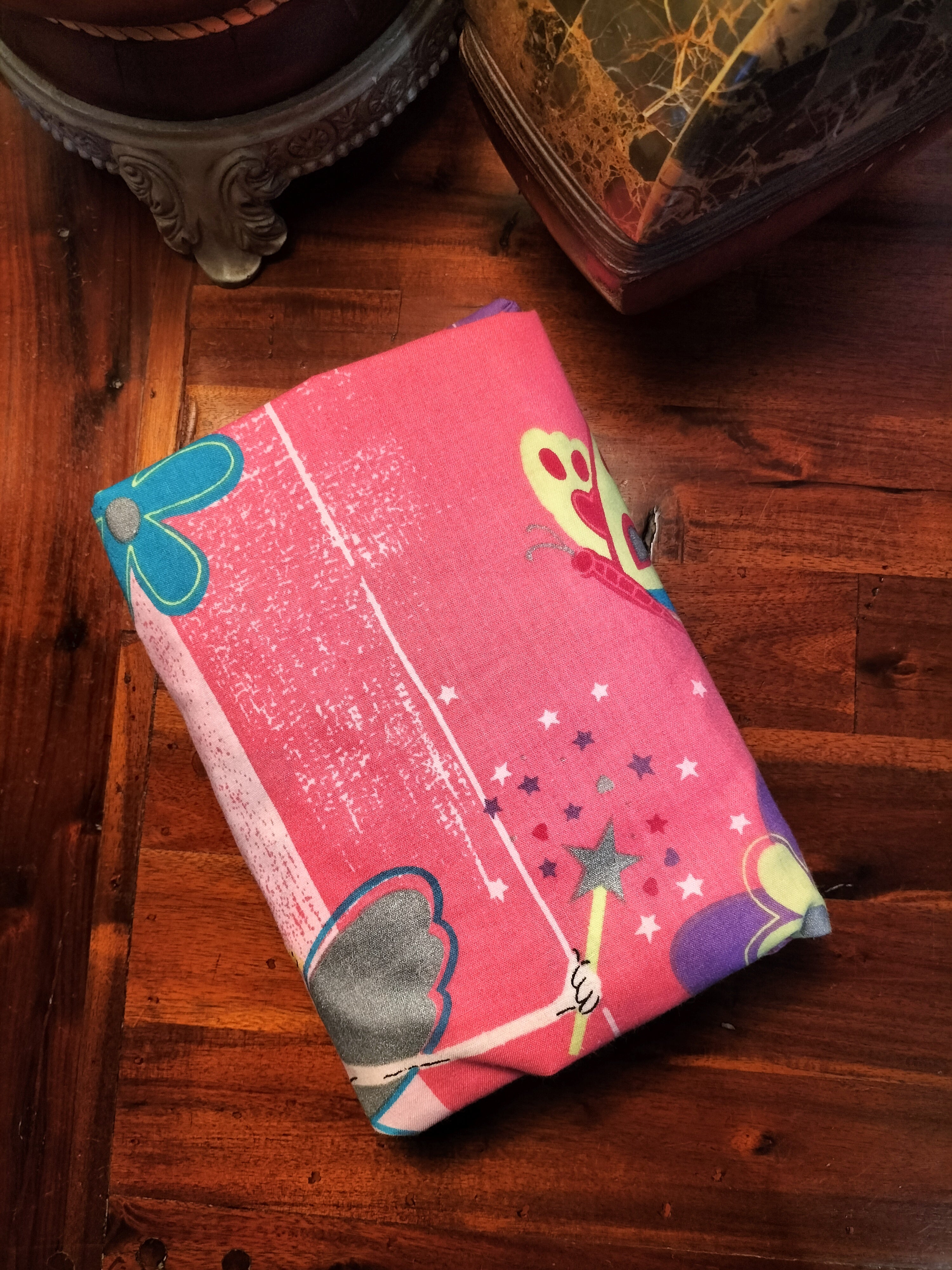 FITTED COT SHEETS - PINK FAIRY