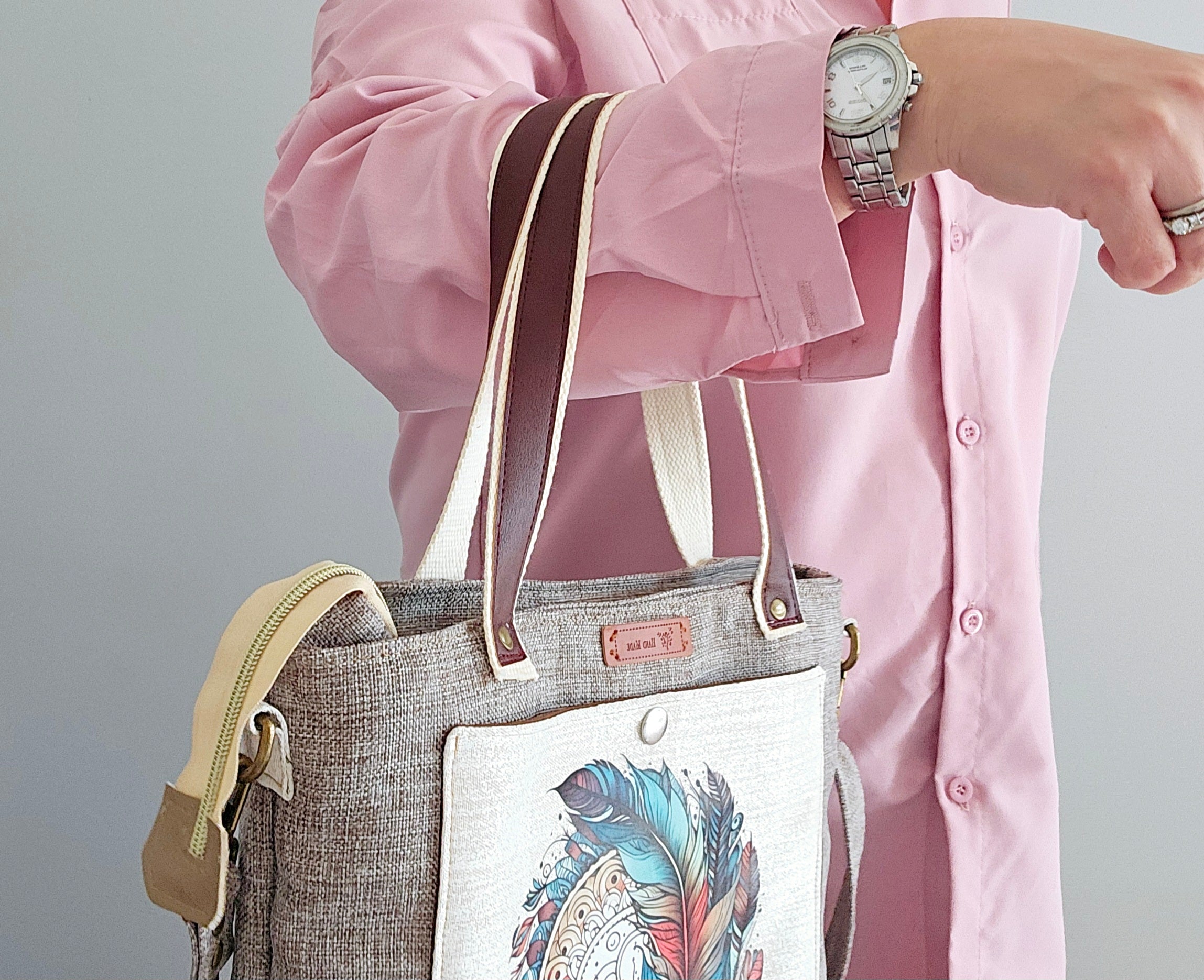 Handmade Feathers Dream Catcher handbag