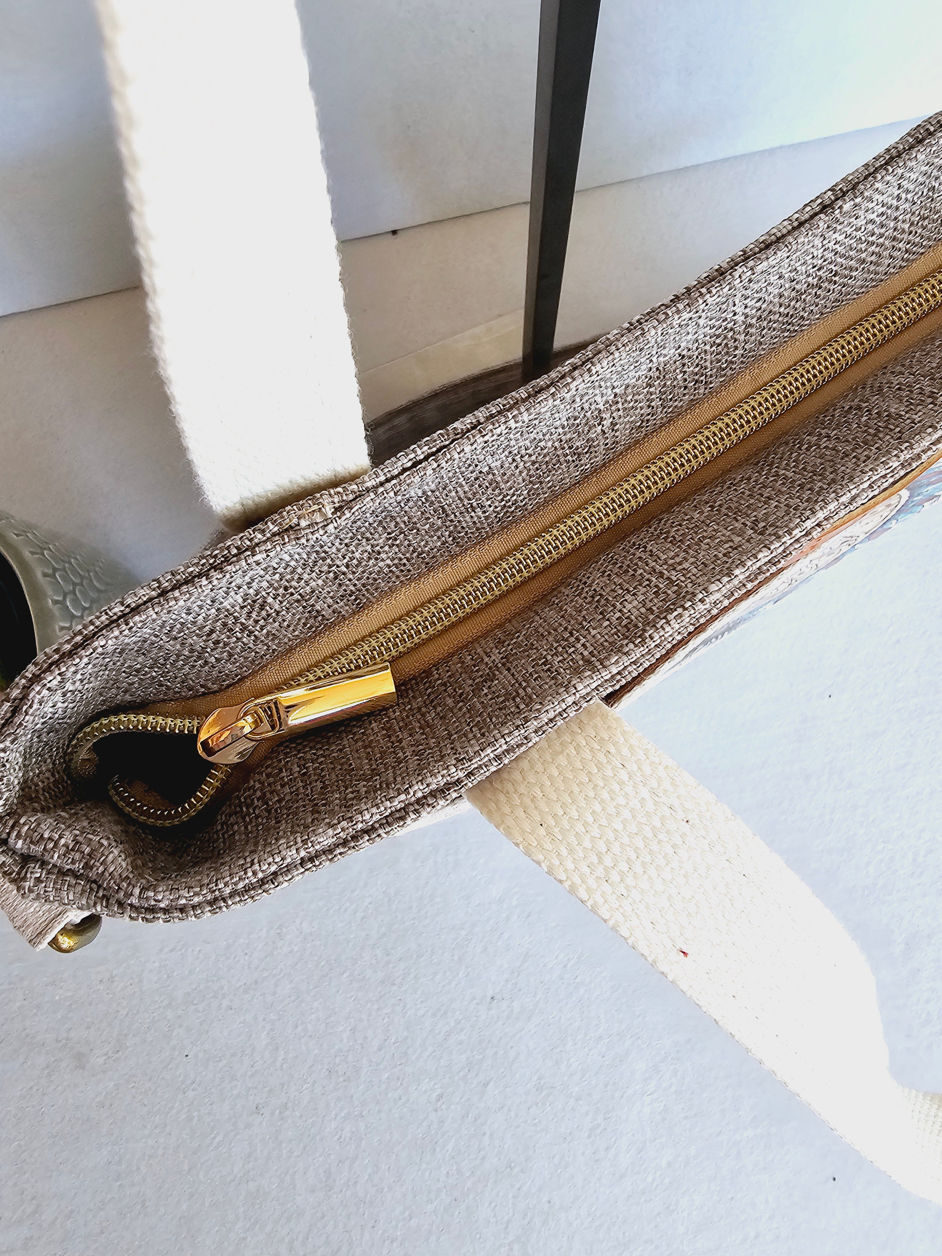 Handmade Elegant handbag / crossbody bag with Feathers and Dream Catcher