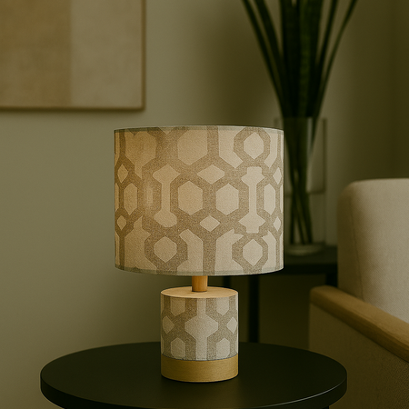 Sienna shine drum lampshade