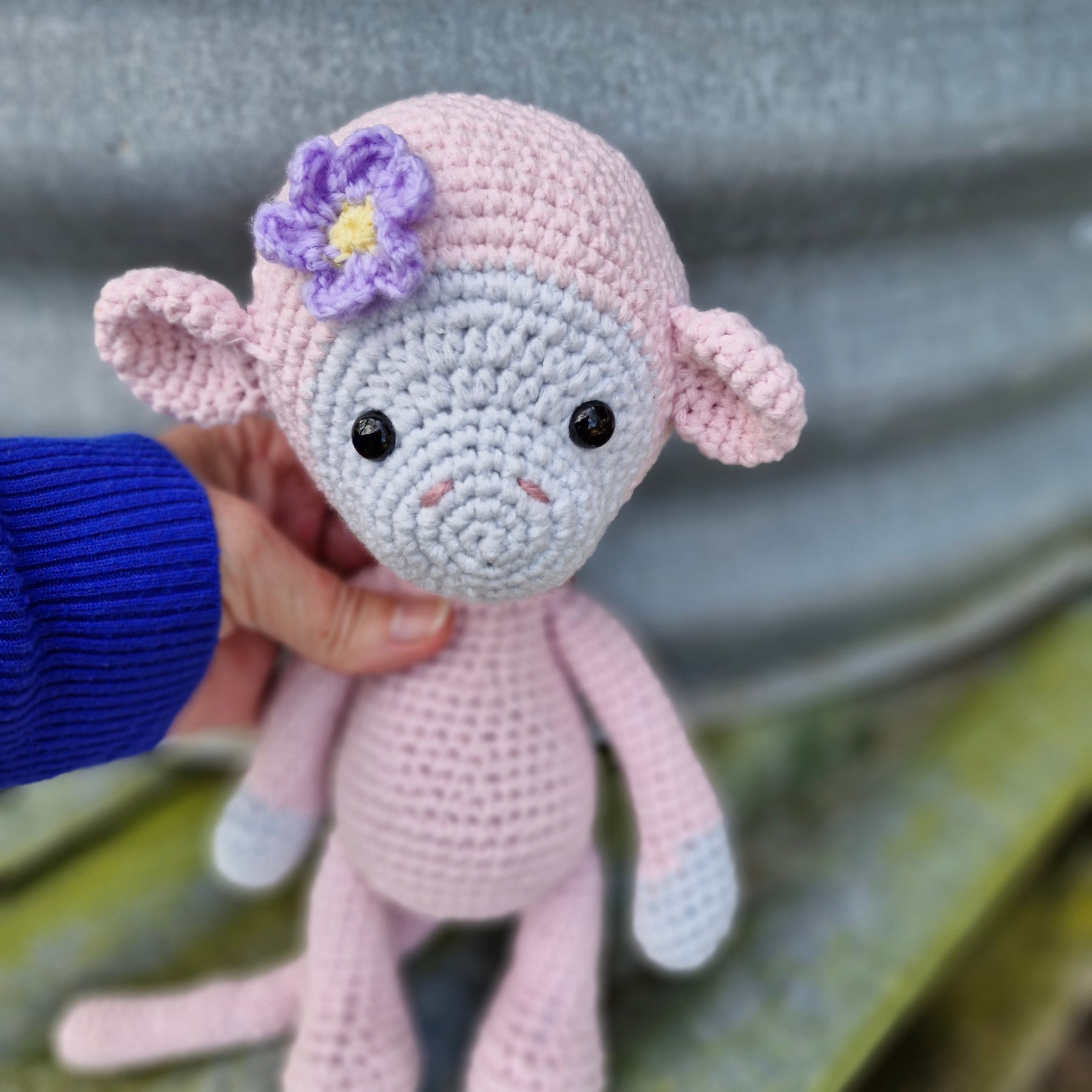 Super Sweet Lucy The Crochet Amigurumi Monkey Handmade