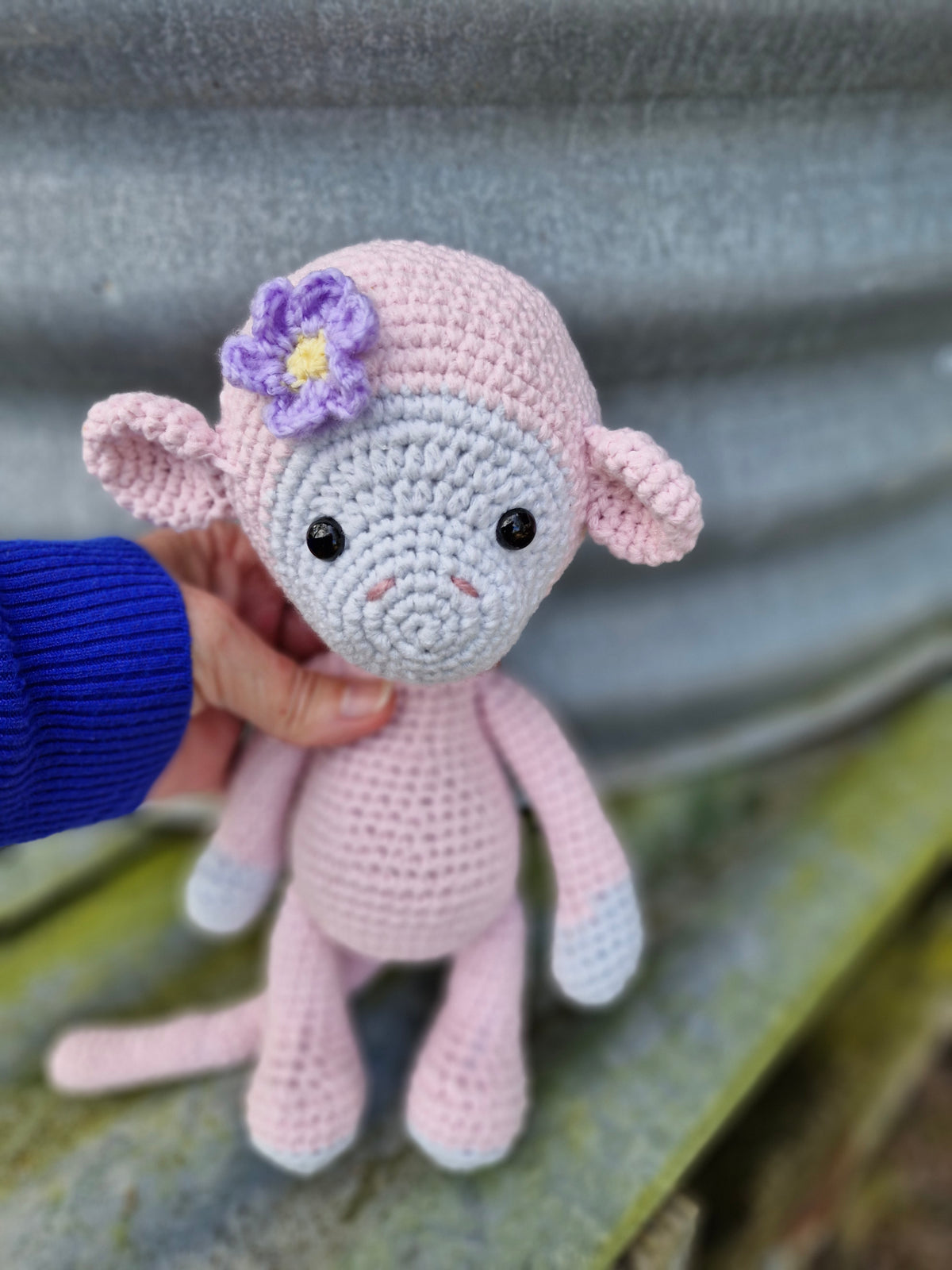 Super Sweet Lucy The Crochet Amigurumi Monkey Handmade