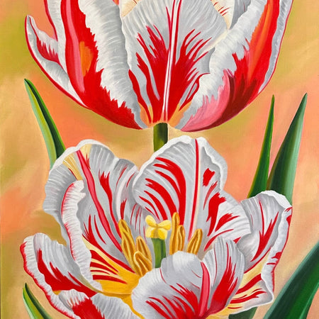 Striking Flame - Oil Painting - Hand Painted
