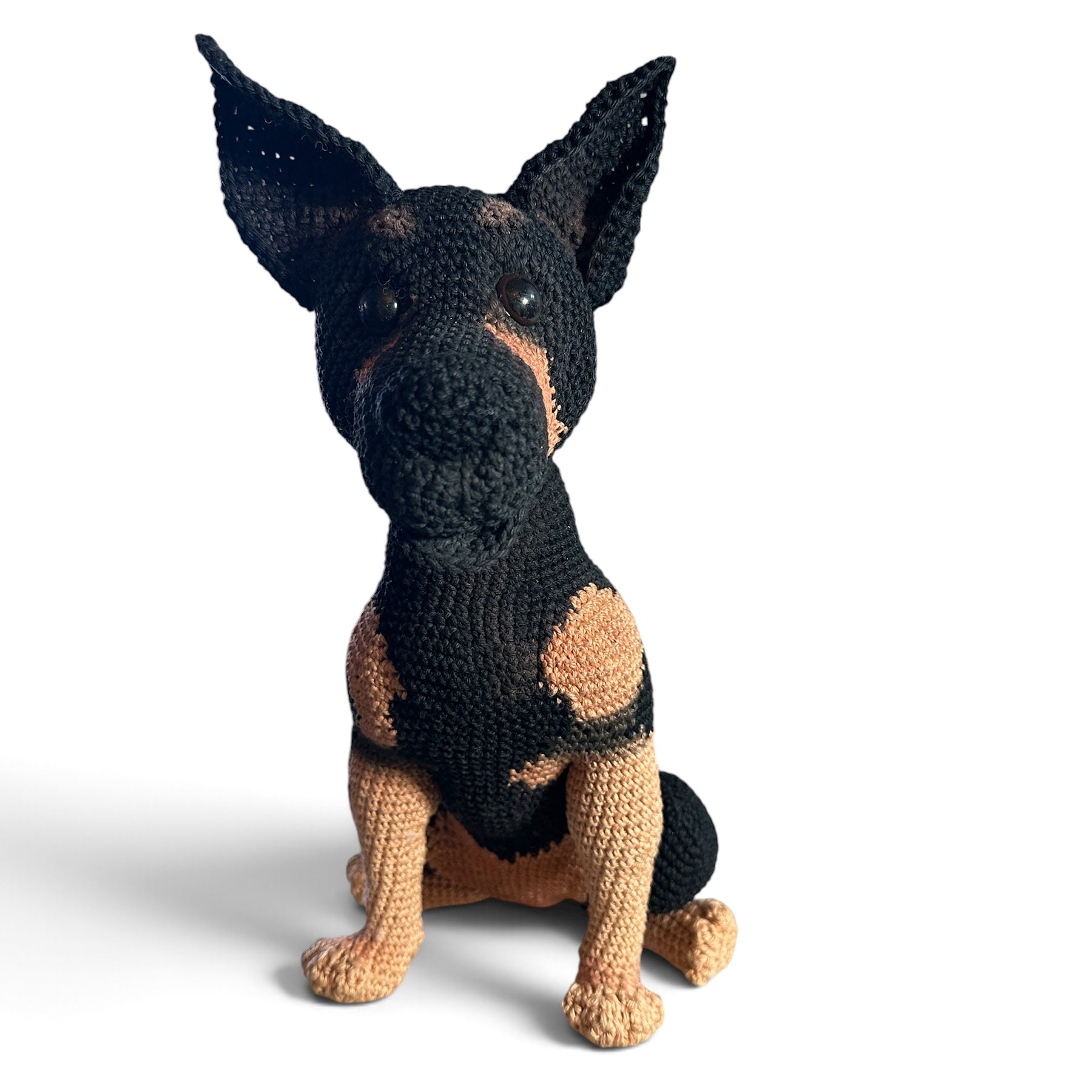 Handmade Crochet Portrait Dog - Made to Order