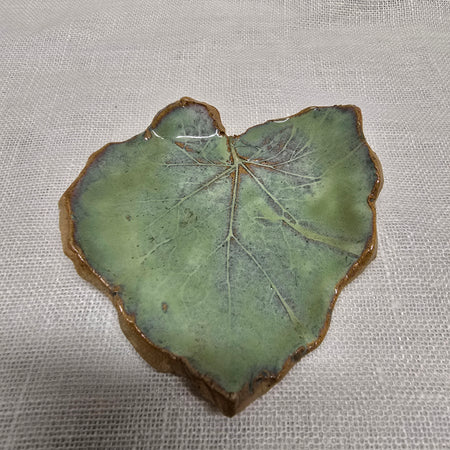 Leaf trinket dish
