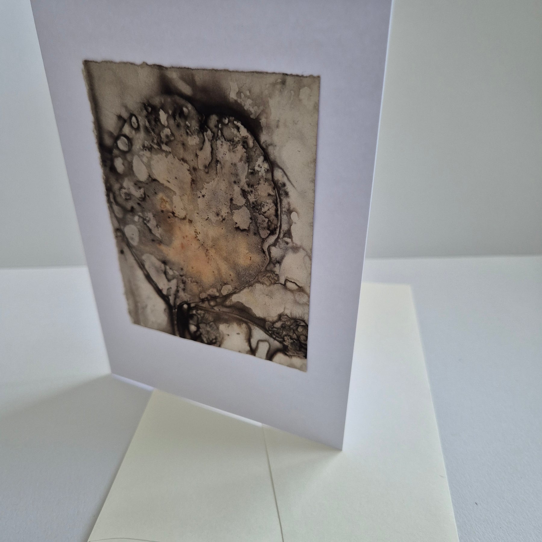 Card ecoprinted original