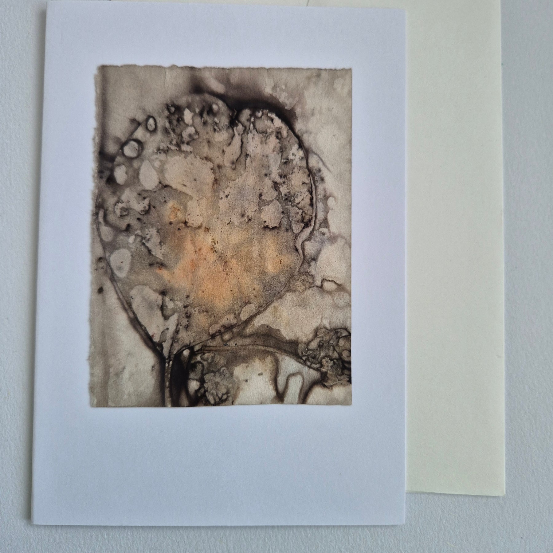 Card ecoprinted original