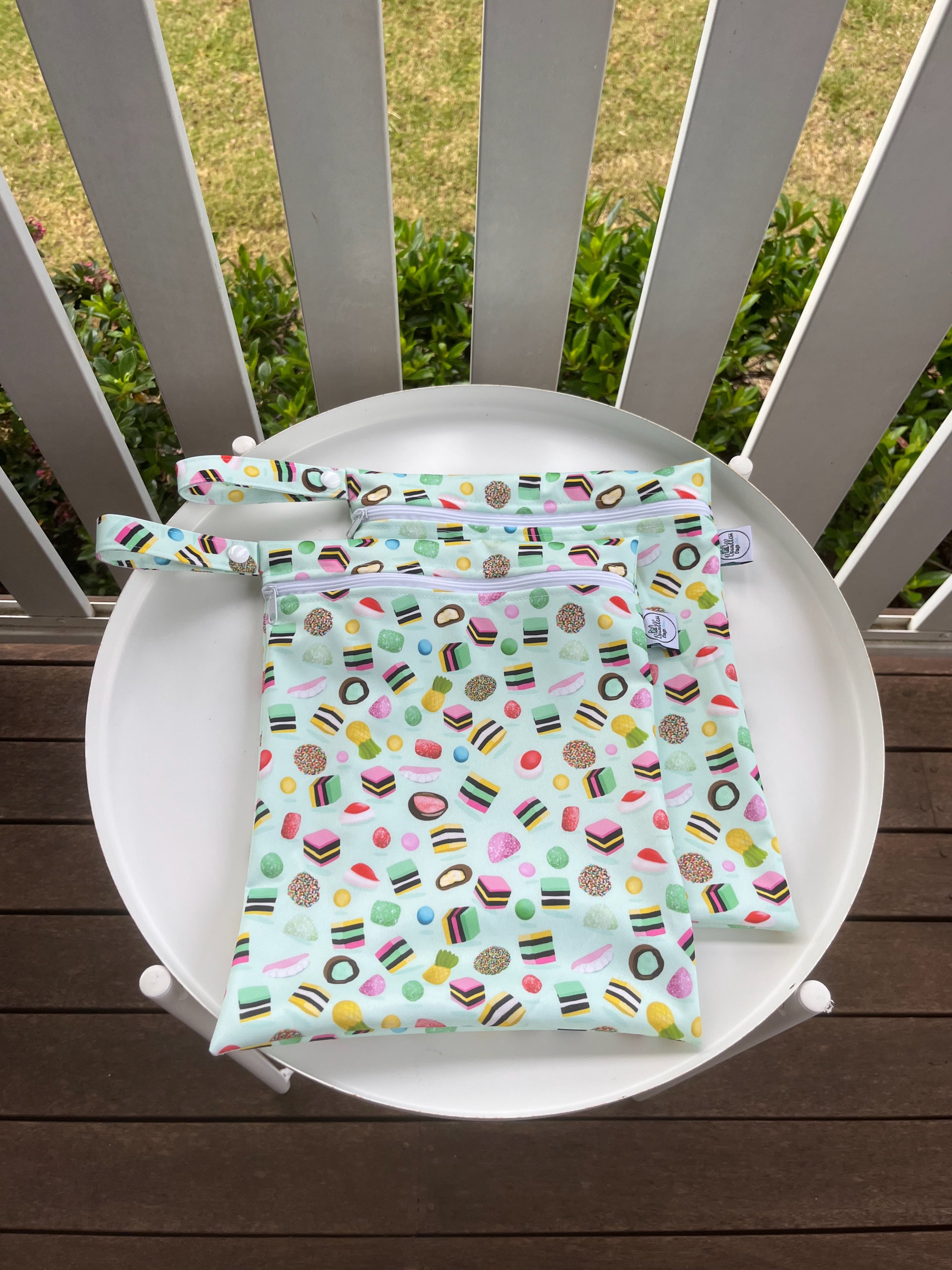 READY MADE Water-resistant wet bags - Assorted Lollies (Annette Winter)