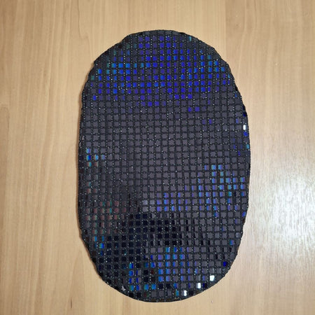 STOMA BAG COVER LARGE GLITZ BLACK Suitable for Ileostomy, Colostomy, Urostomy